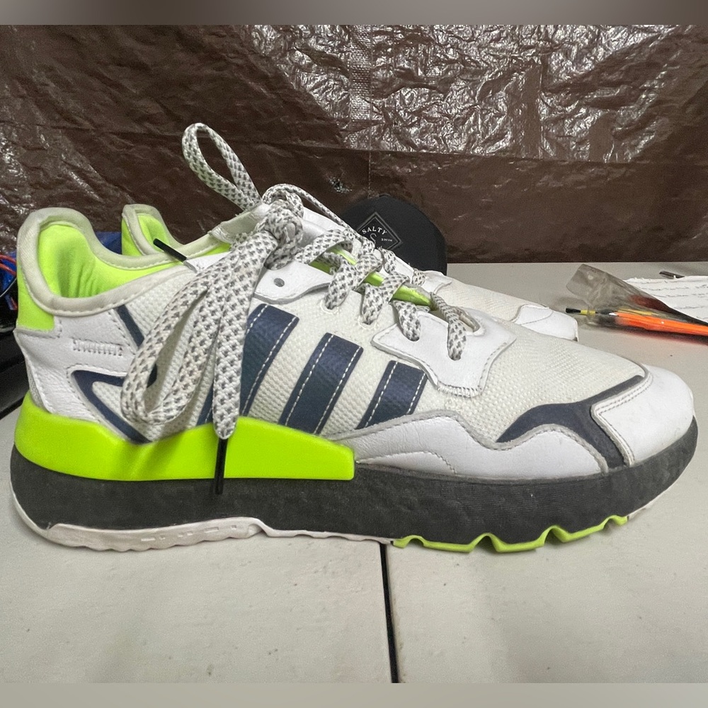 adidas Nite Jogger Signal Green.